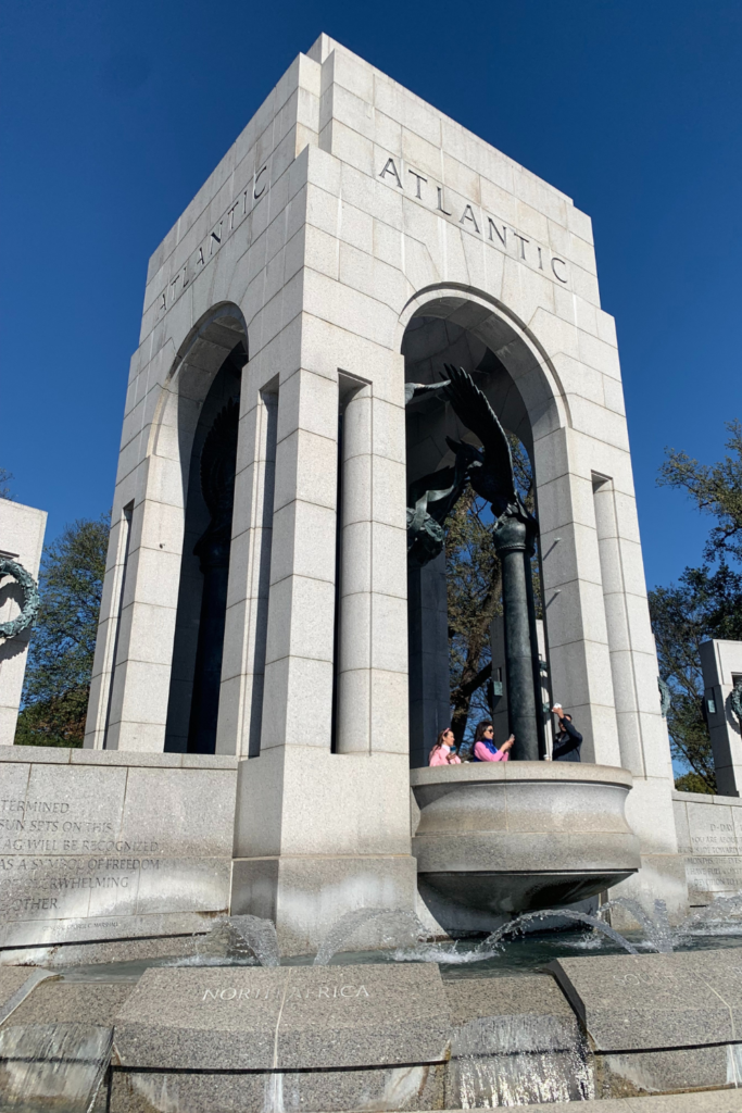 World War 2 Memorial in Washington DC