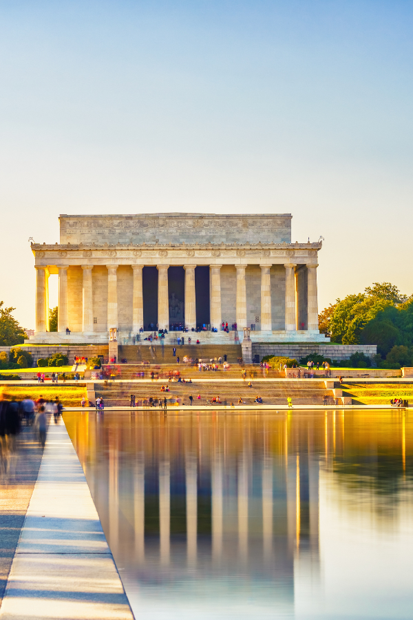 Abraham Lincoln Memorial in Washington DC