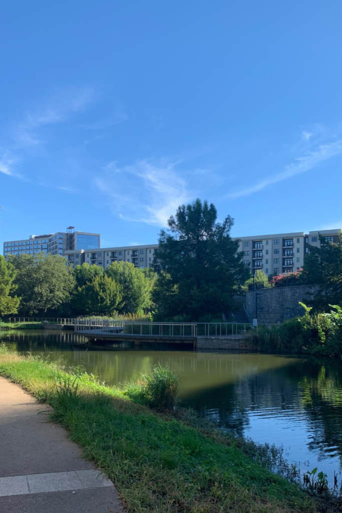 Historic Fourth Ward Park, one of the best best areas to stay in atlanta