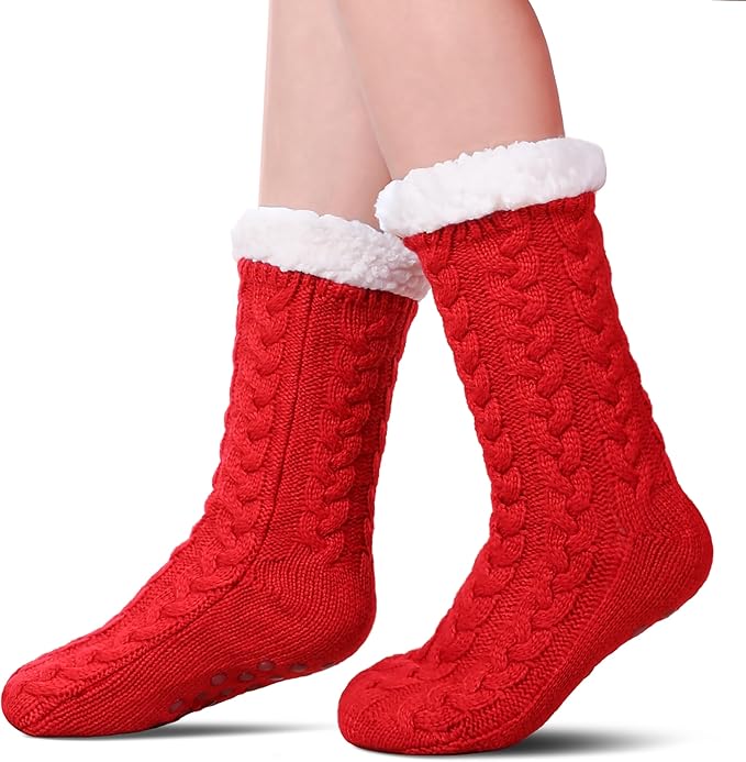 Fleece Lined Slipper Socks