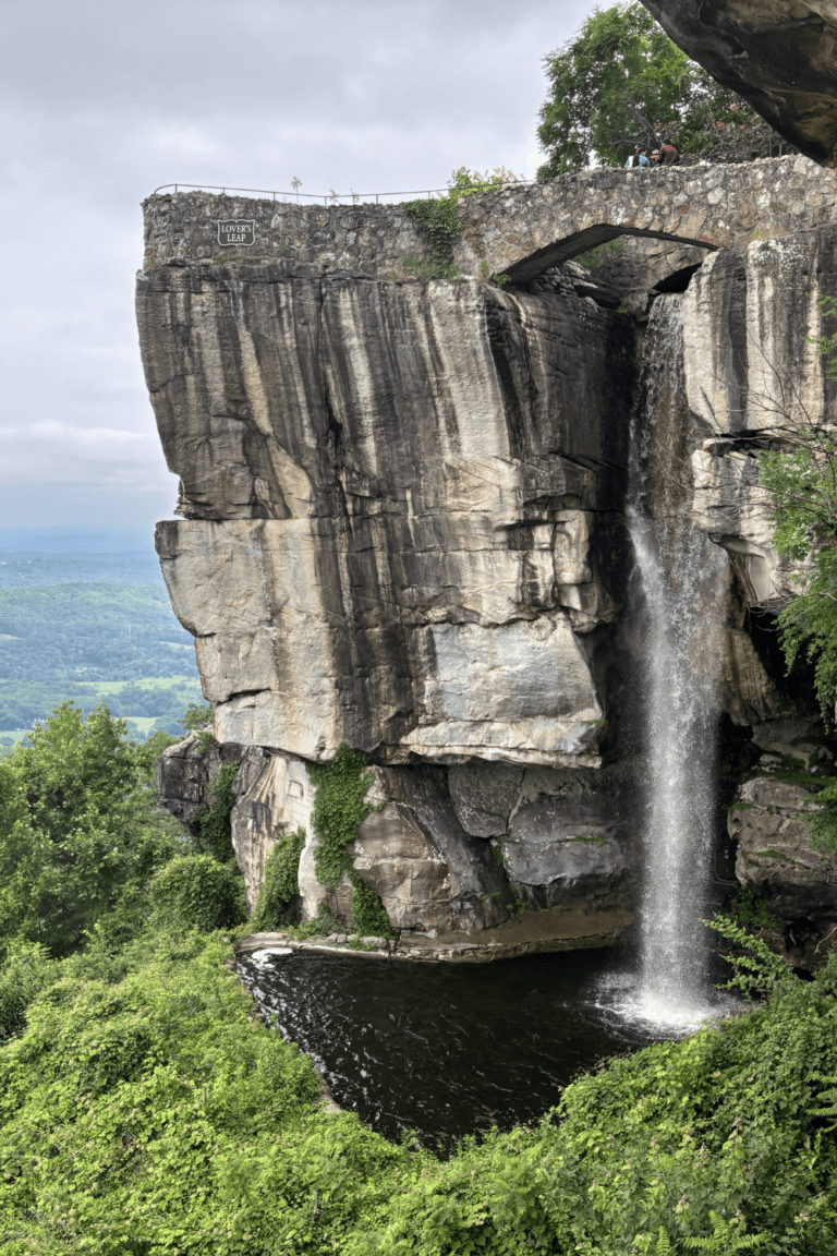 Lovers Leap and High Falls at Rock City Garden
